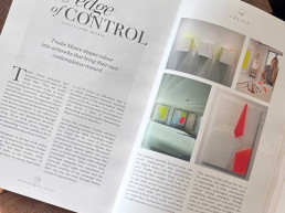 Inner pages of Drift Magazine with Trudie Moore feature
